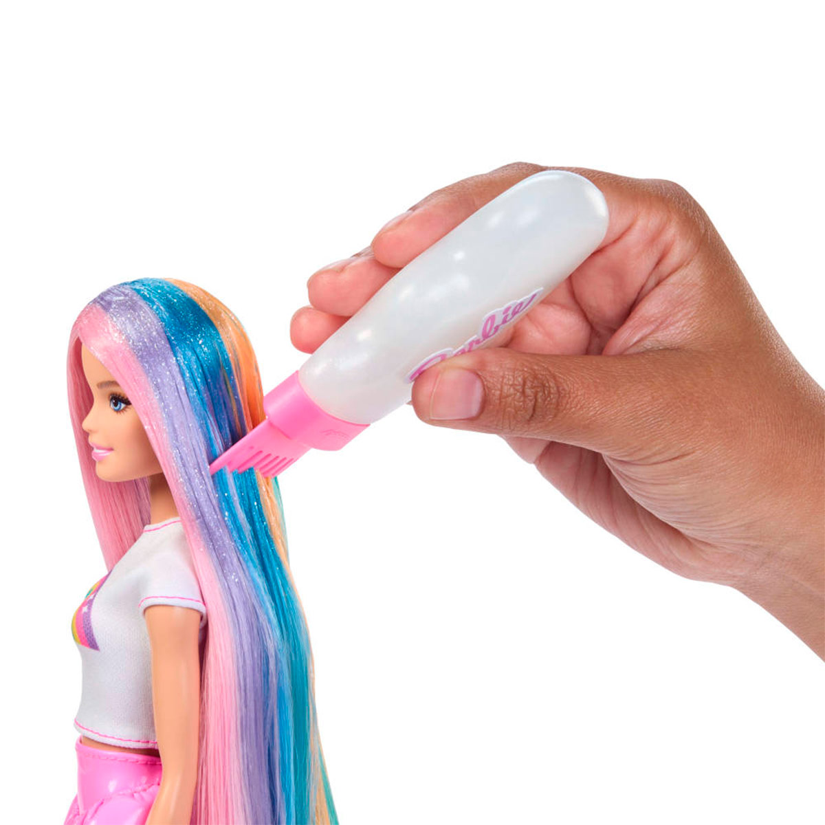 MUÑECA BARBIE PINTA Y DECORA EL CABELLO - 3