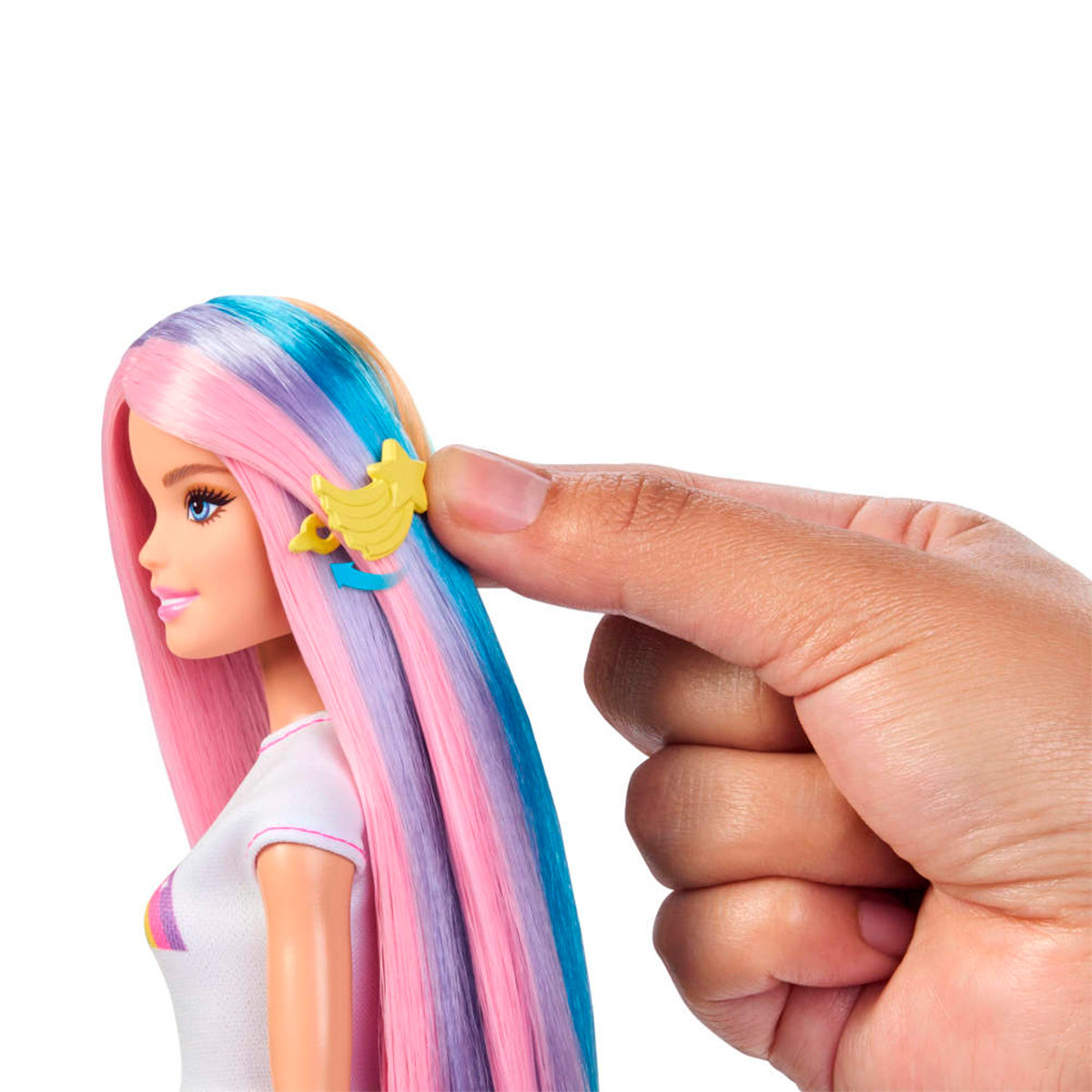 MUÑECA BARBIE PINTA Y DECORA EL CABELLO - 7