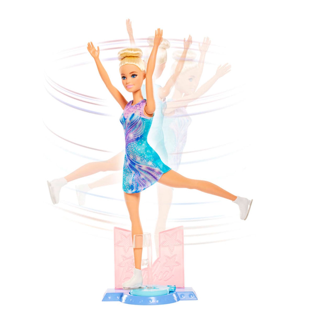 MUÑECA BARBIE PATINADORA SOBRE HIELO - 2