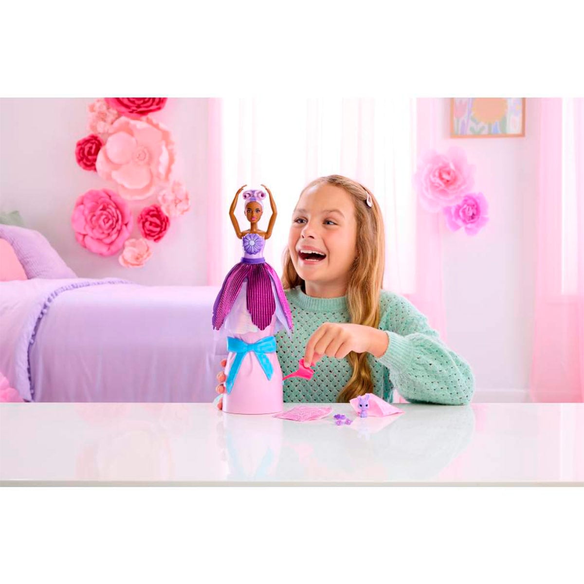 MUÑECA BARBIE PETAL POP MARGARITA - 2