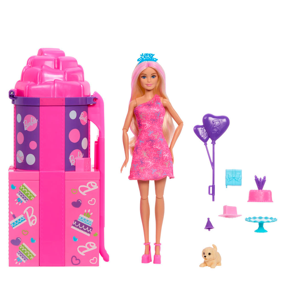MUÑECA BARBIE PARTY UNBOXED  - 1