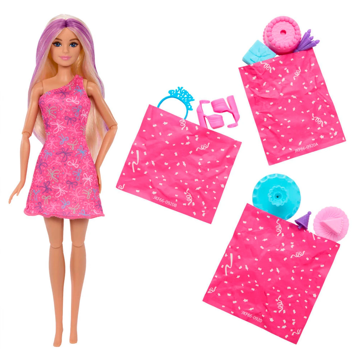 MUÑECA BARBIE PARTY UNBOXED  - 3
