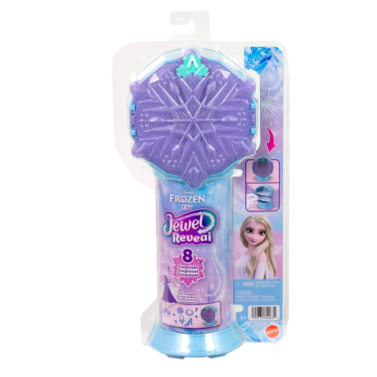 MUÑECA DISNEY FROZEN REVEAL ELSA SORPRESA - 6