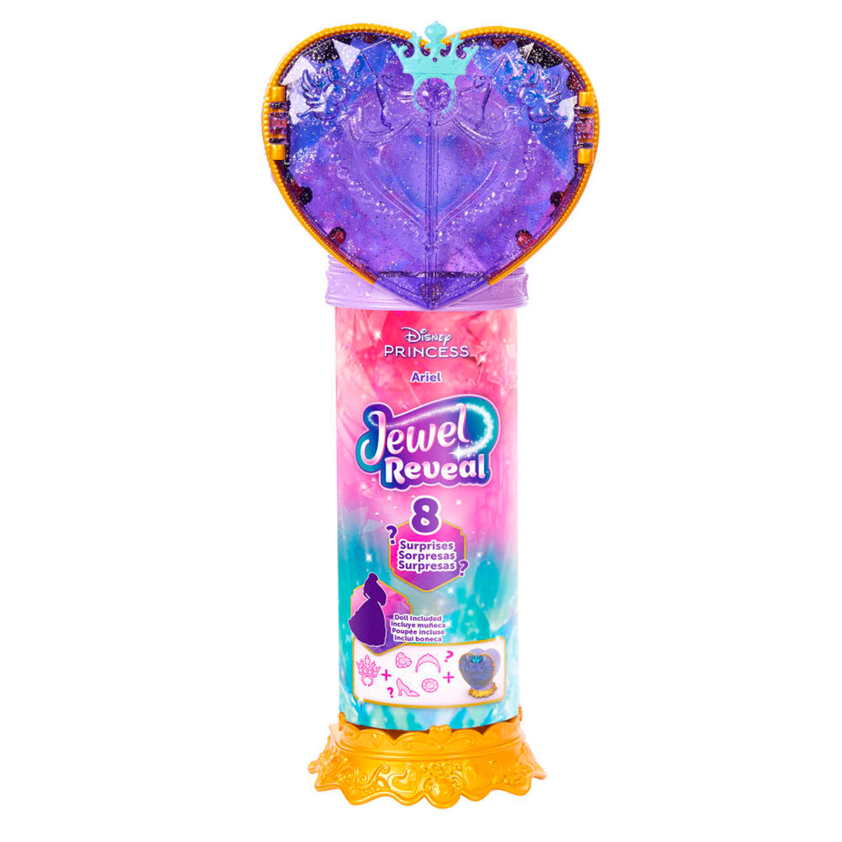 MUÑECA DISNEY PRINCESAS REVEAL ARIEL - 6