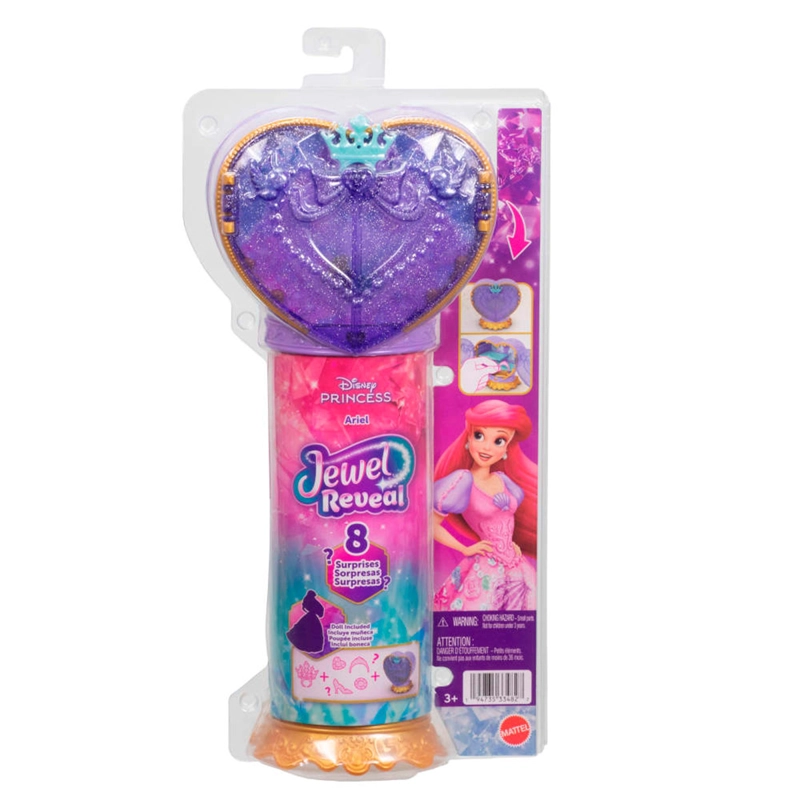 MUÑECA DISNEY PRINCESAS REVEAL ARIEL - 8