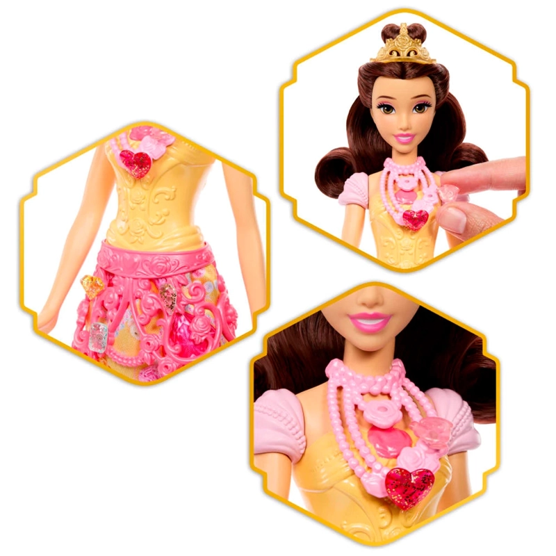 MUÑECA DISNEY PRINCESAS REVEAL BELLA - 3