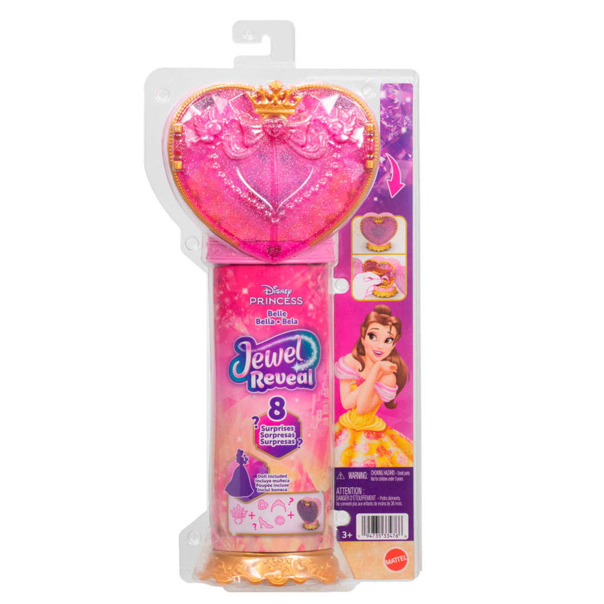 MUÑECA DISNEY PRINCESAS REVEAL BELLA - 8