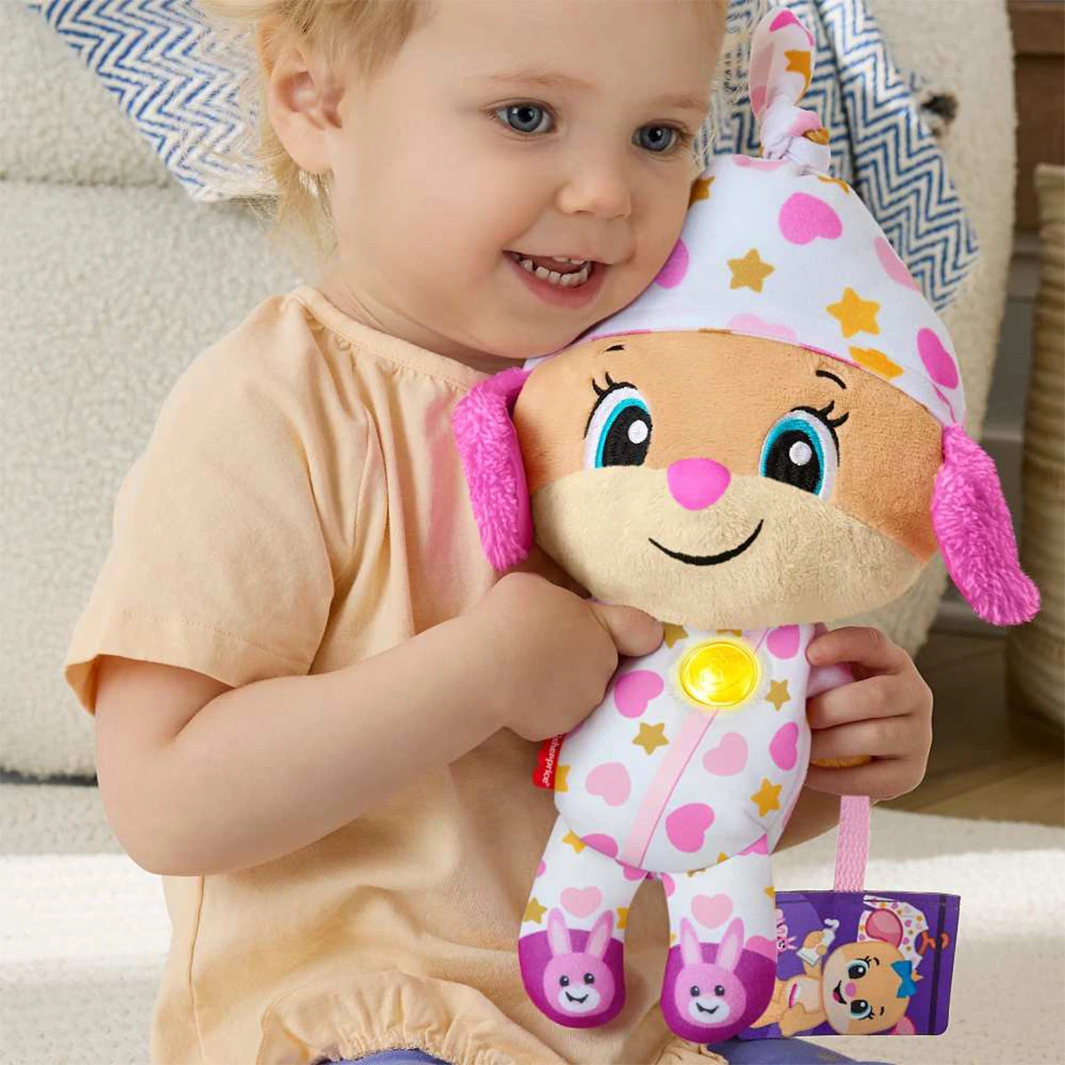 JUGUETE FISHER PRICE HERMANITA MUSICAL DORMIR  - 3