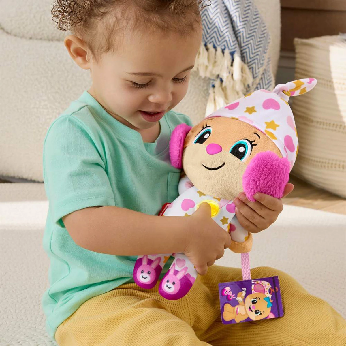 JUGUETE FISHER PRICE HERMANITA MUSICAL DORMIR  - 4