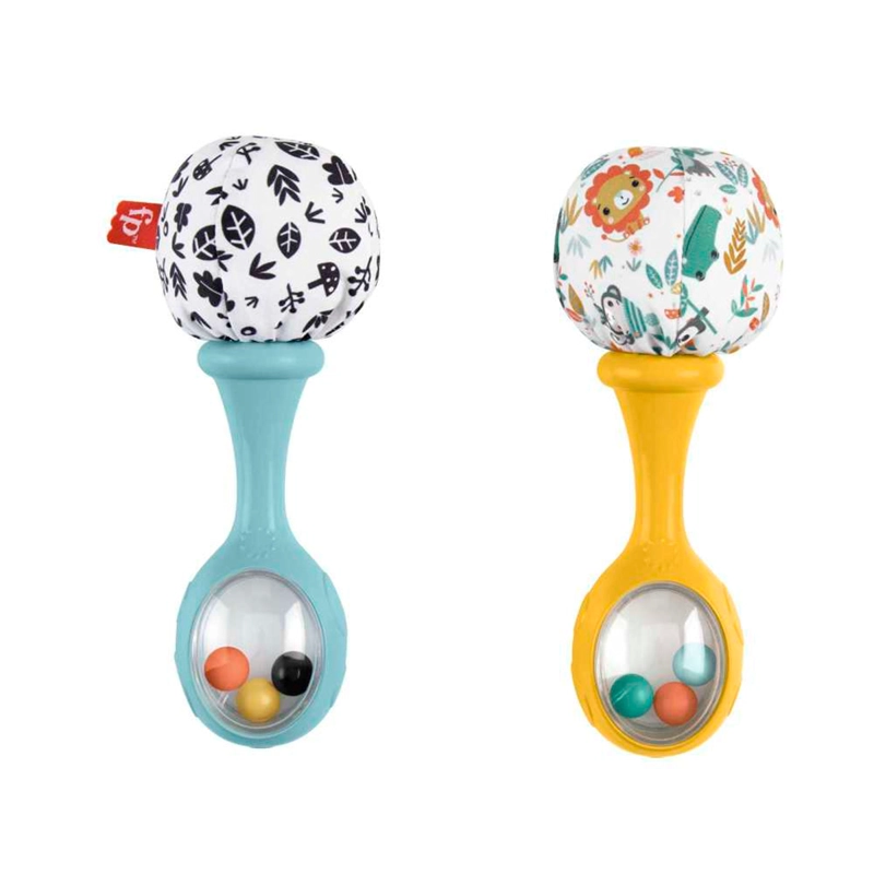 JUGUETE FISHER PRICE SONAJAS BEBÉS RATTLE ’N ROCK - 4