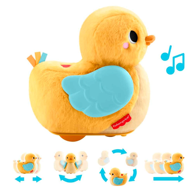 JUGUETE FISHER PRICE PATITO VA CONMIGO JUGUETE 3 EN 1 - 4