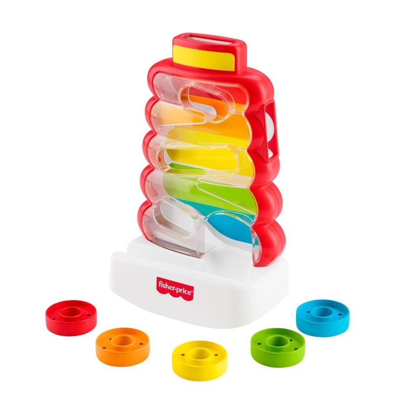 JUGUETE FISHER PRICE APILADOR DROP THROUGH ROCK‑A‑STACK - 1