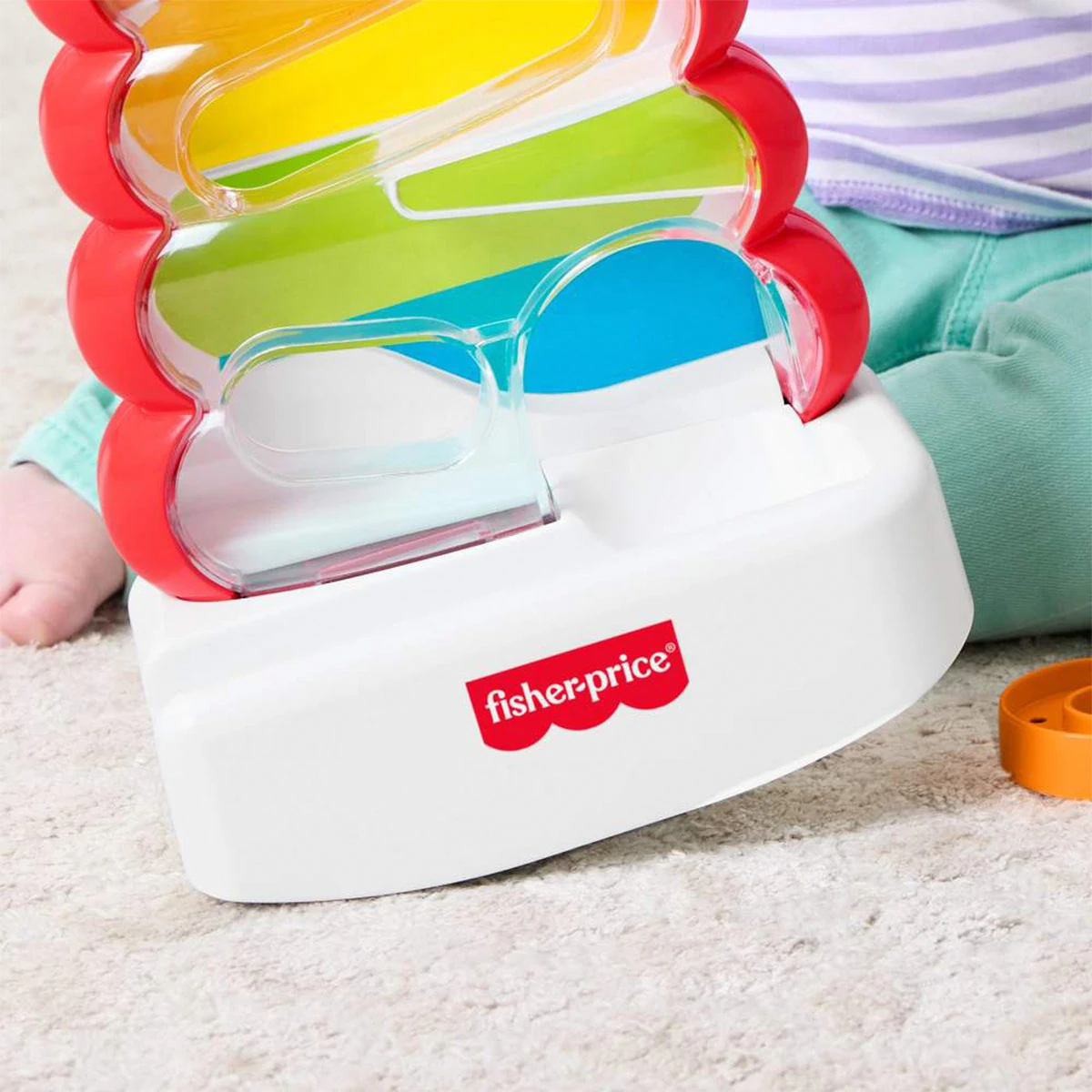 JUGUETE FISHER PRICE APILADOR DROP THROUGH ROCK‑A‑STACK - 4