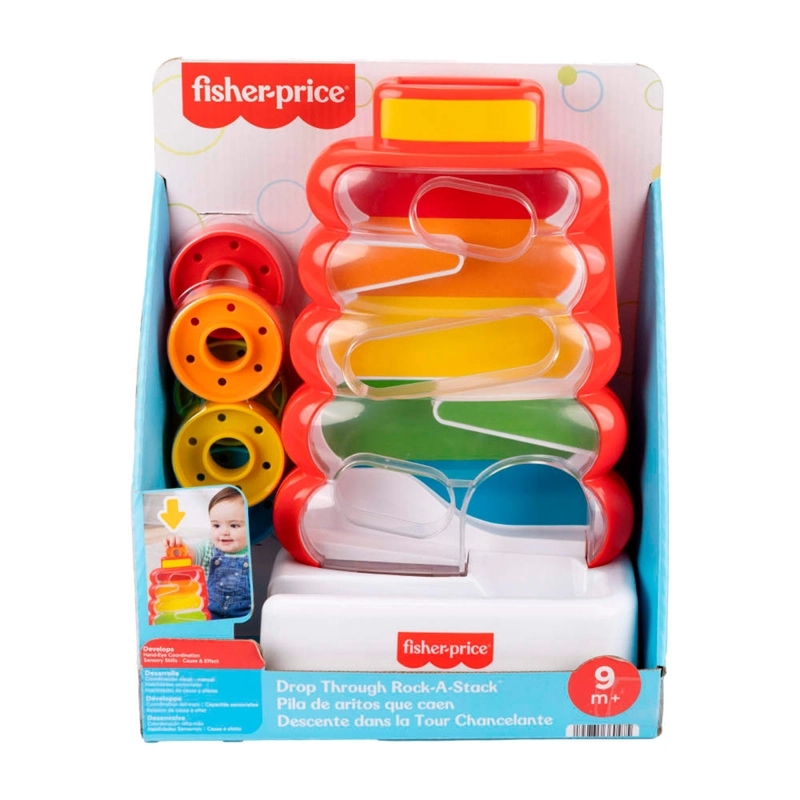 JUGUETE FISHER PRICE APILADOR DROP THROUGH ROCK‑A‑STACK - 6