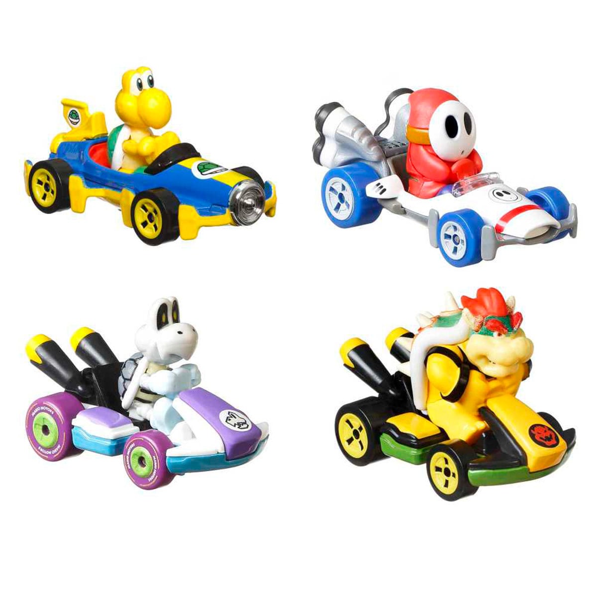 AUTO JUGUETE HOT WHEELS MARIO KART PAQUETE 4 AUTOS - 8