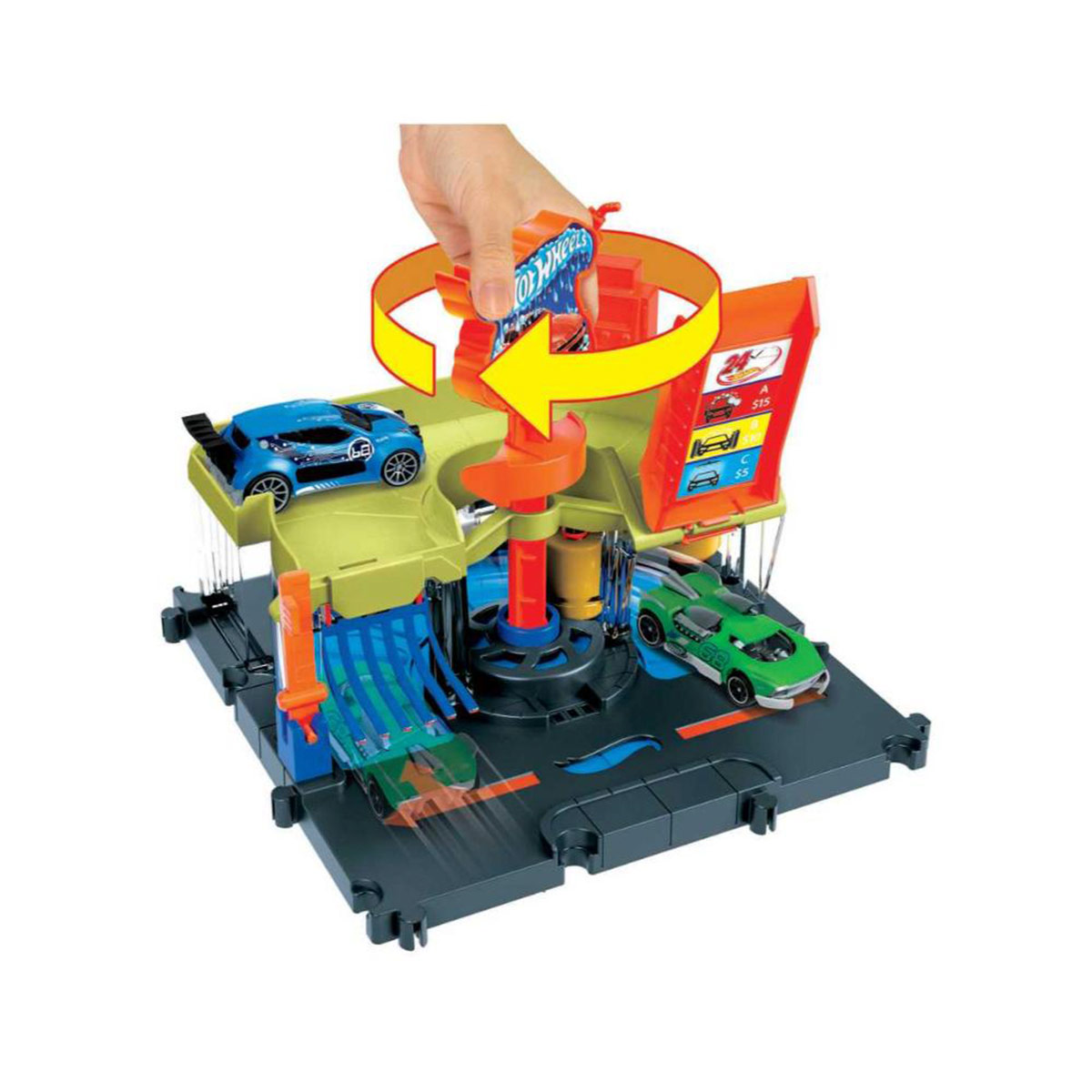 PISTA JUGUETE HOT WHEELS  CITY PISTA DOWNTOWN - 11