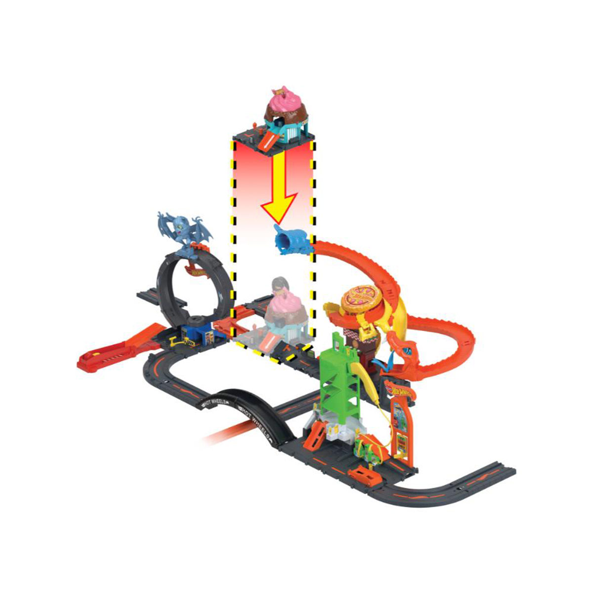 PISTA JUGUETE HOT WHEELS  CITY PISTA DOWNTOWN - 16
