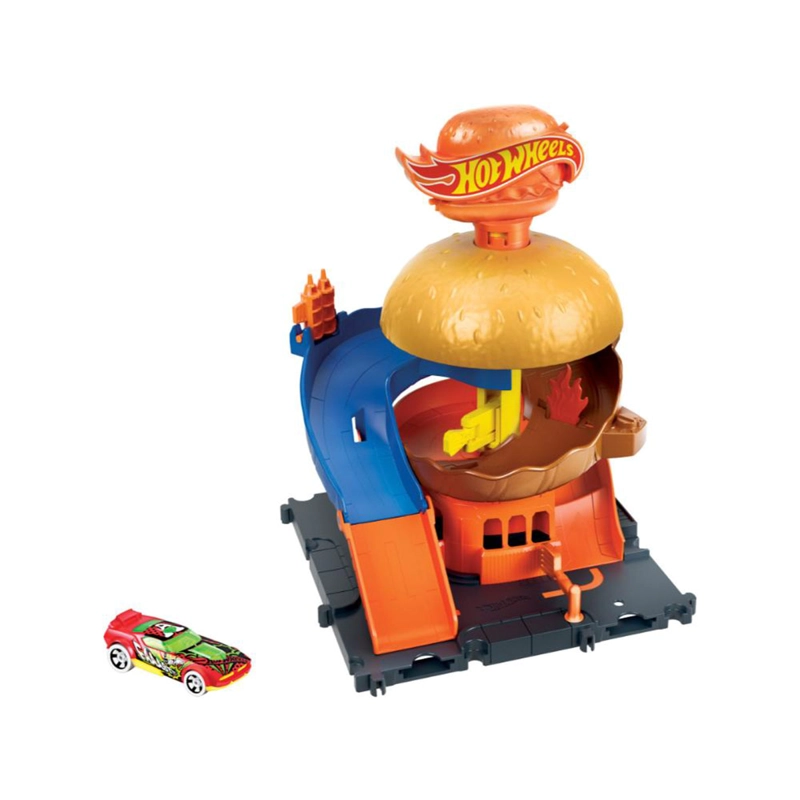 PISTA JUGUETE HOT WHEELS  CITY PISTA DOWNTOWN - 4