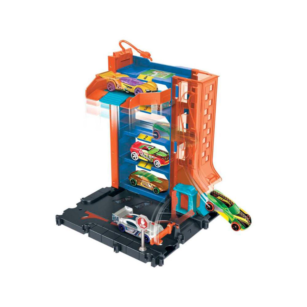 PISTA JUGUETE HOT WHEELS  CITY PISTA DOWNTOWN - 5