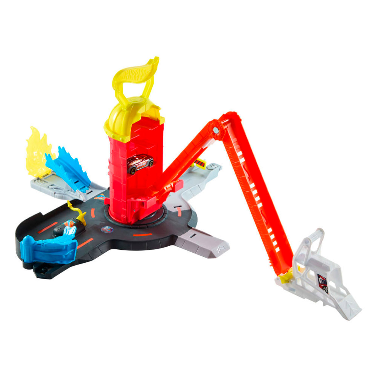 PISTA JUGUETE HOT WHEELS  SUPER PISTA ESTACIÓN DE BOMBEROS - 4
