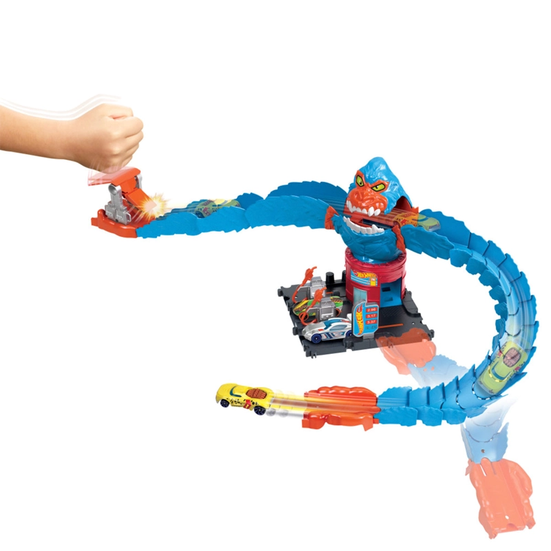 PISTA  JUGUETE HOT WHEELS CITY NÉMESIS SET PISTA MONSTRUO - 1