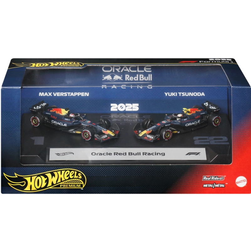 VEHÍCULOS HOT WHEELS PAQUETE SORPRESA DOS AUTOS RACING - 16