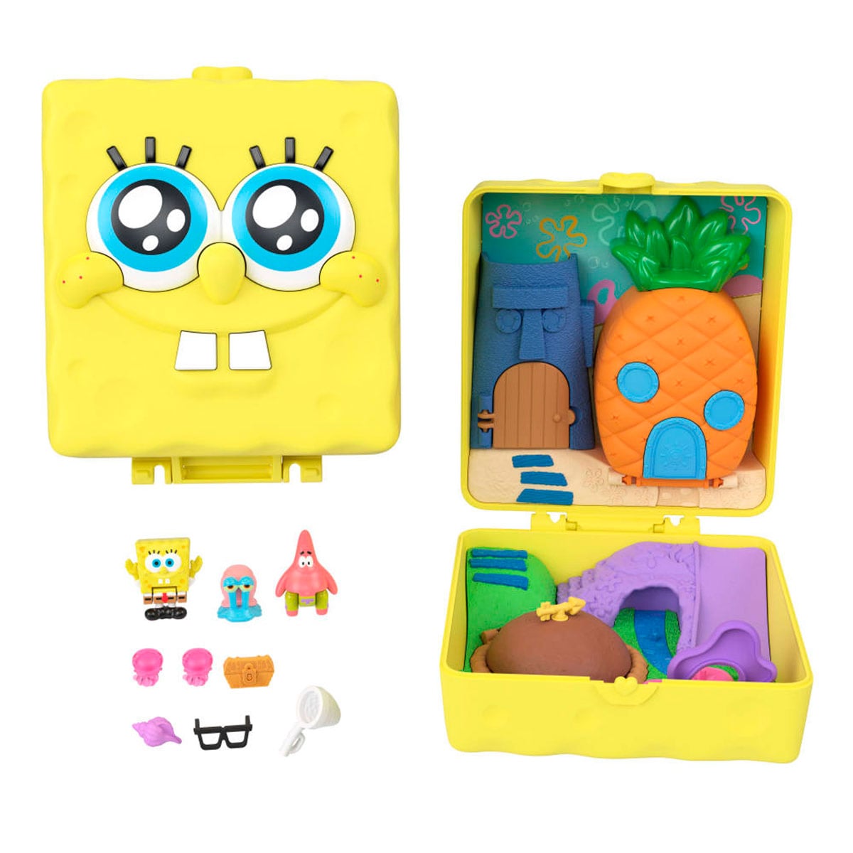 MUÑECA POLLY POCKET BOB ESPONJA JUEGO COMPACTO - 1