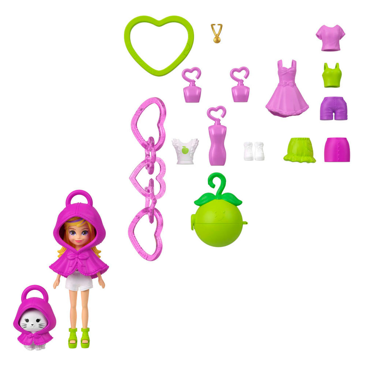 MUÑECA POLLY POCKET LLAVERO FASHION CHARMS - 2