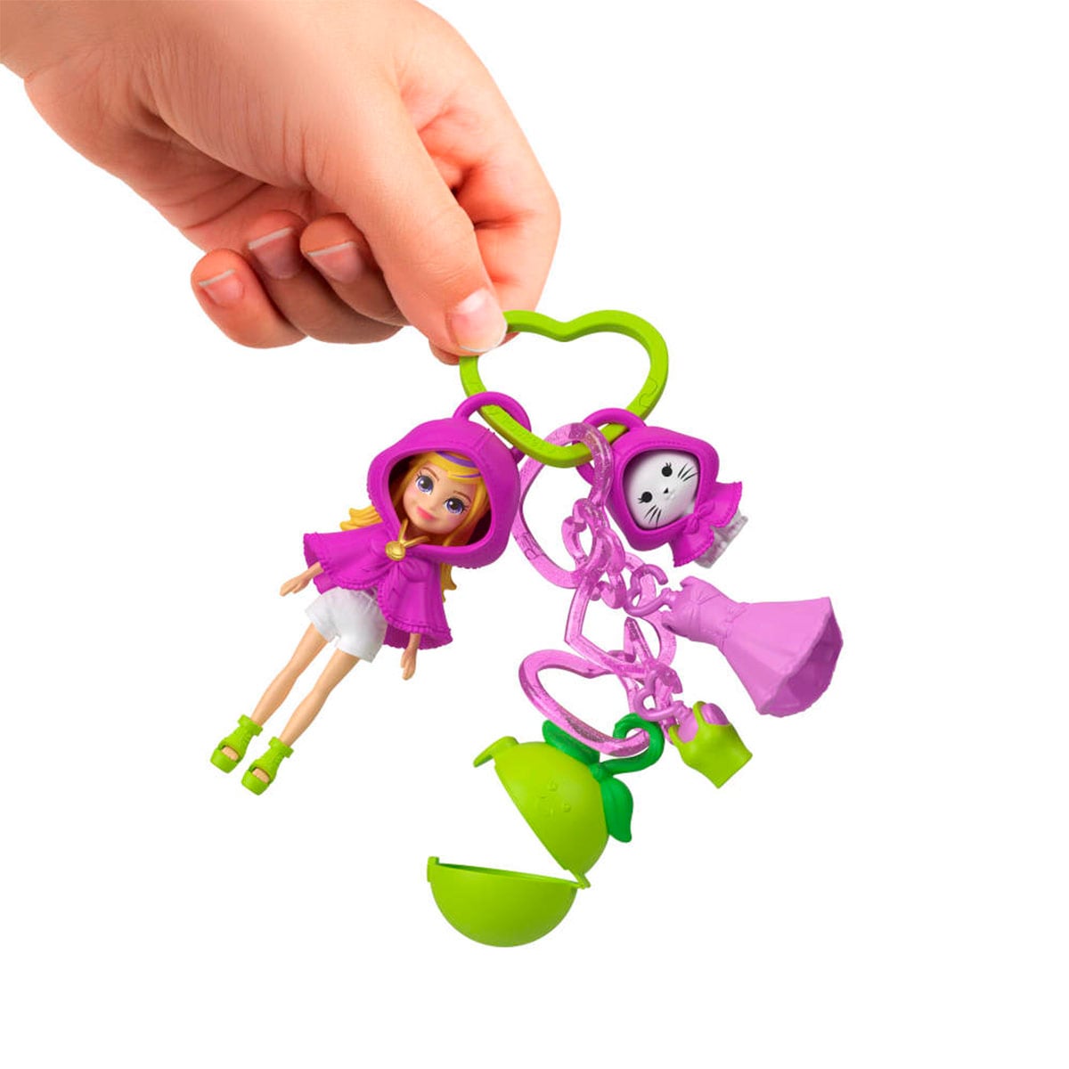 MUÑECA POLLY POCKET LLAVERO FASHION CHARMS - 12