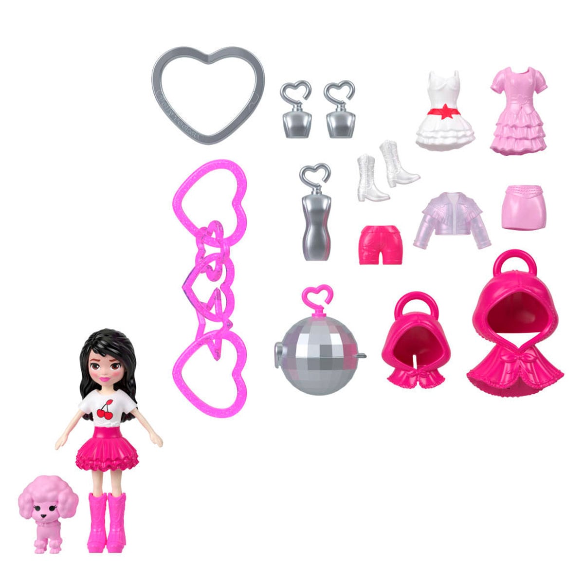 MUÑECA POLLY POCKET LLAVERO FASHION CHARMS - 5