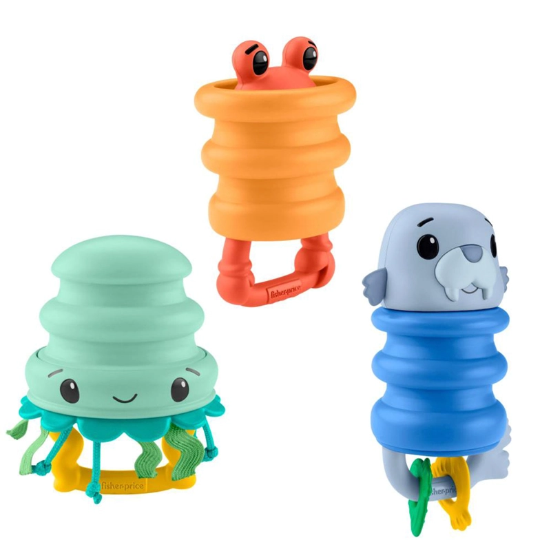 FISHER‑PRICE MORDEDERA SQUISHSEAS ANIMALITOS MAR 3+ MESES - 1