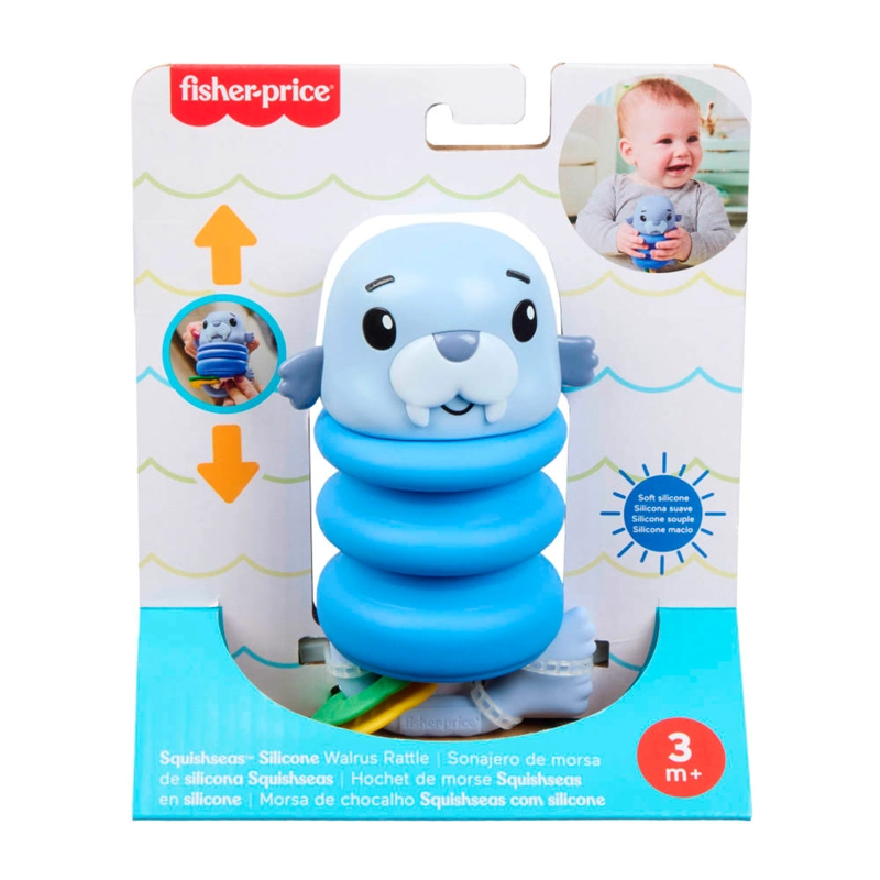 FISHER‑PRICE MORDEDERA SQUISHSEAS ANIMALITOS MAR 3+ MESES - 3