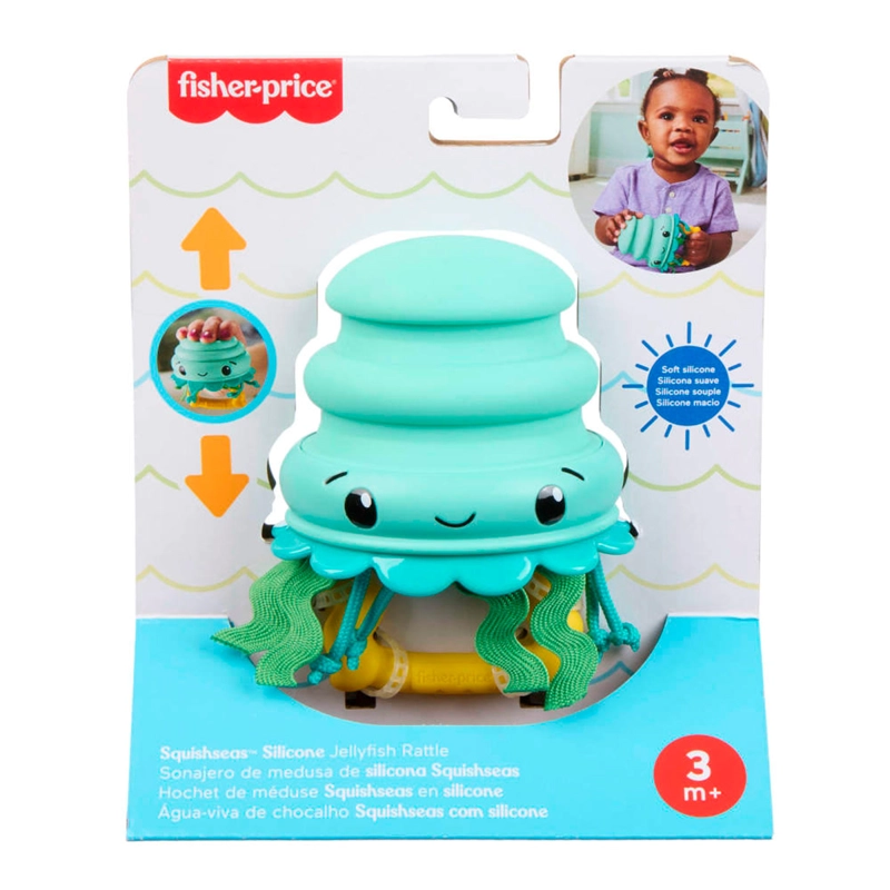 FISHER‑PRICE MORDEDERA SQUISHSEAS ANIMALITOS MAR 3+ MESES - 4