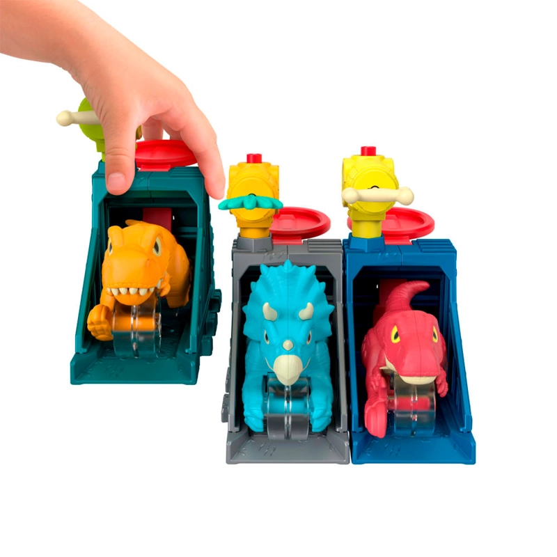 IMAGINEXT JURASSIC WORLD LANZADOR CON DINOSAURIO 3 AÑOS+ - 4