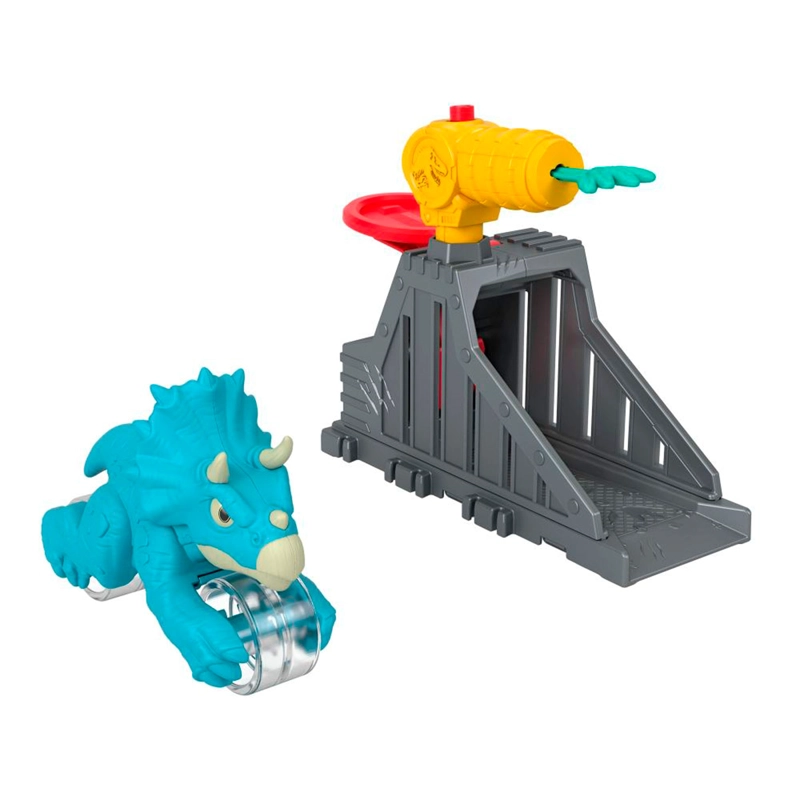 IMAGINEXT JURASSIC WORLD LANZADOR CON DINOSAURIO 3 AÑOS+ - 7