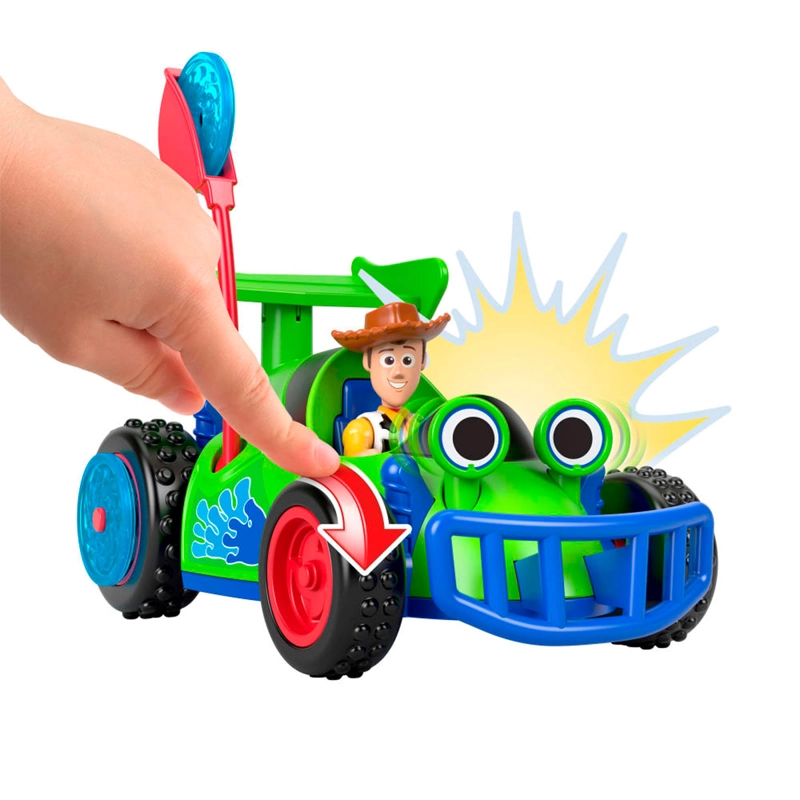 FIGURA DE ACCIÓN IMAGINEXT TOY STORY PIXAR WOODY RC CON VEHÍCULO - 2