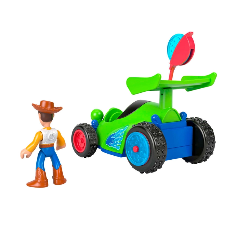 FIGURA DE ACCIÓN IMAGINEXT TOY STORY PIXAR WOODY RC CON VEHÍCULO - 5