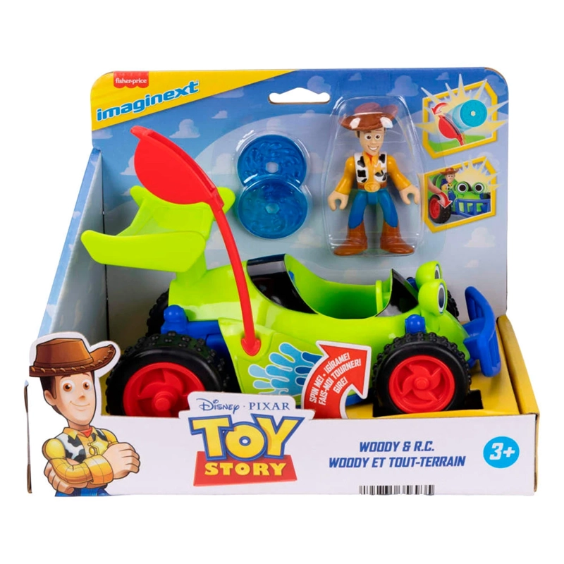 FIGURA DE ACCIÓN IMAGINEXT TOY STORY PIXAR WOODY RC CON VEHÍCULO - 6