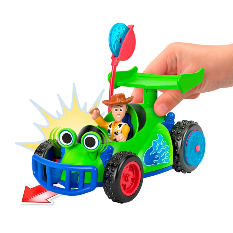 FIGURA DE ACCIÓN IMAGINEXT TOY STORY PIXAR WOODY RC CON VEHÍCULO - 9