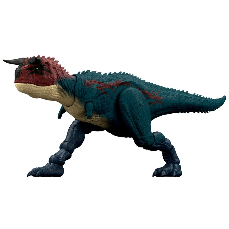 JURASSIC WORLD DINOSAURIO CARNOTAURUS EMBISTE MUERDE 4 AÑOS+ - 7