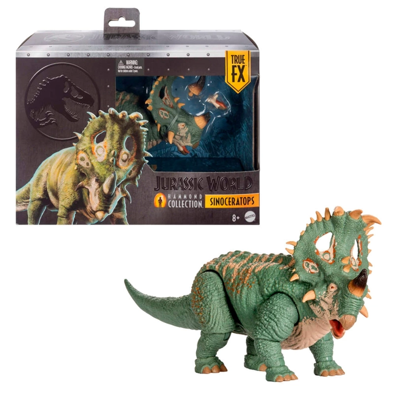 JURASSIC WORLD HAMMOND COLLECTION SINOCERATOPS 30 CM 8 AÑOS+ - 1