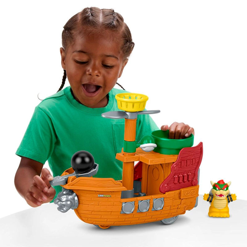 FIGURA ACCIÓN LITTLE PEOPLE NINTENDO BARCO BOWSER SUPER MARIO - 2