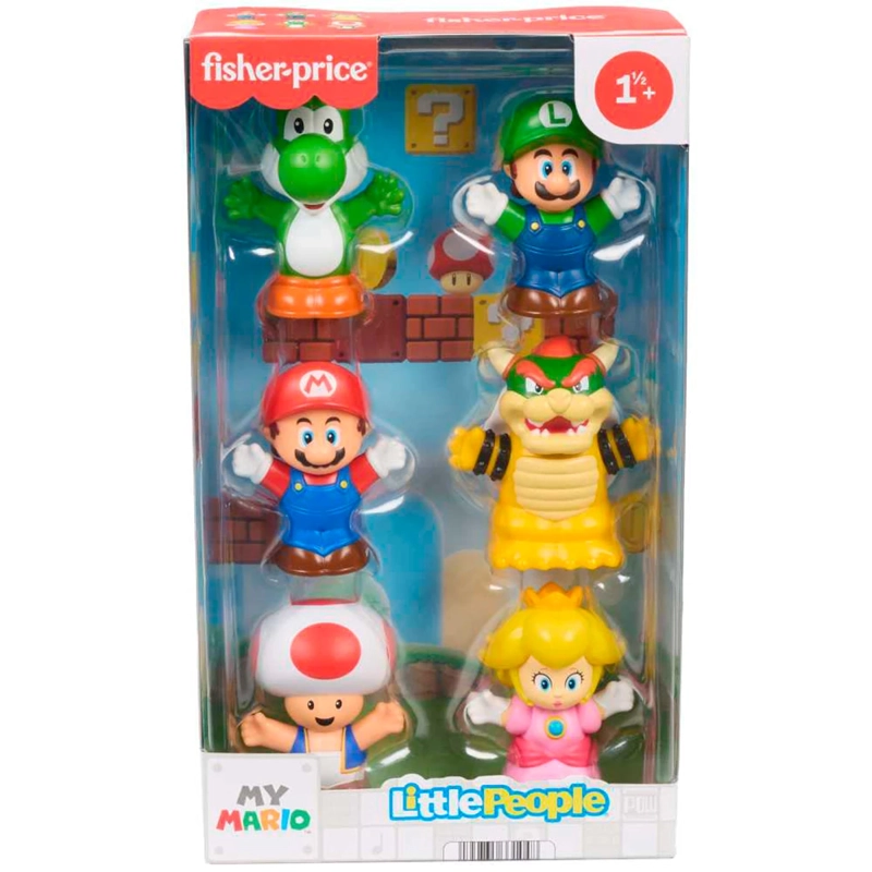 LITTLE PEOPLE NINTENDO FIGURAS MARIO BROS EDUCATIVO 1.5+ - 6