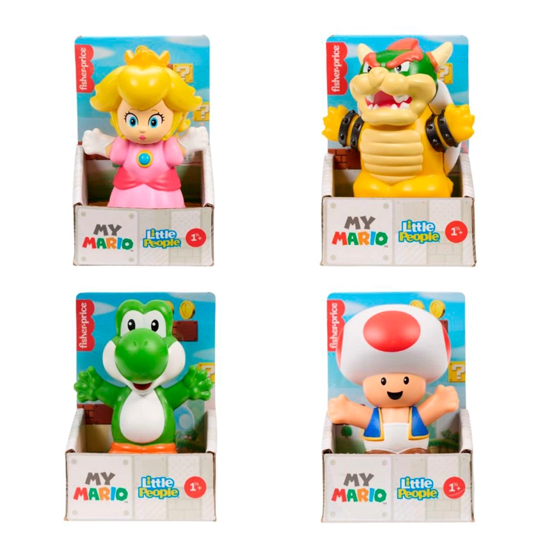 FIGURA DE ACCIÓN LITTLE PEOPLE MARIO BROS BEBÉS COLECCIÓN