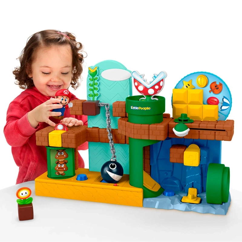 FIGURA ACCIÓN LITTLE PEOPLE NINTENDO PLAYSET MUNDO MARIO BROS - 3