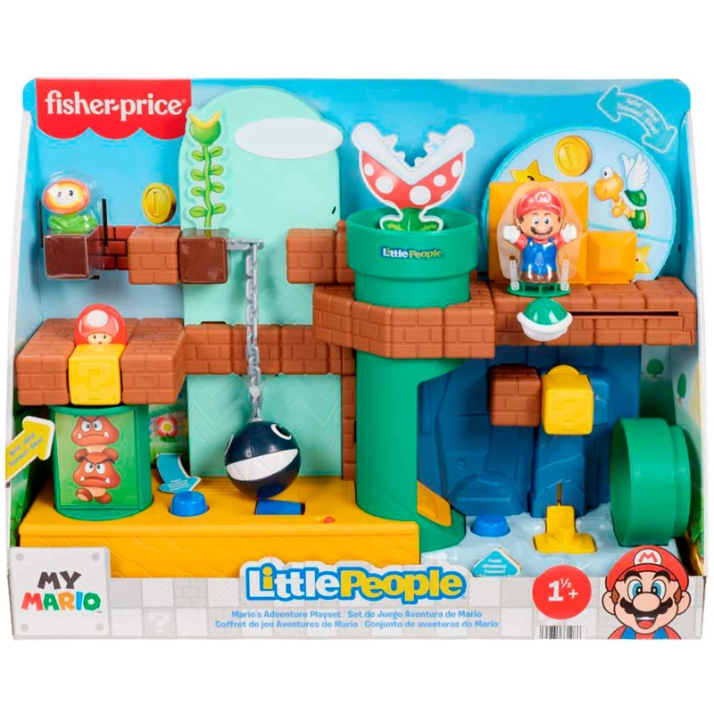 FIGURA ACCIÓN LITTLE PEOPLE NINTENDO PLAYSET MUNDO MARIO BROS - 7