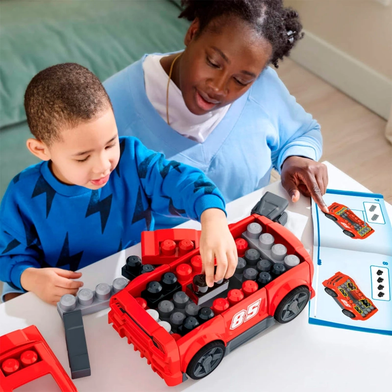 MEGA BLOKS CONSTRUCCIÓN 3 EN 1 AUTO ARMA Y ACELERA 3 AÑOS+ - 4