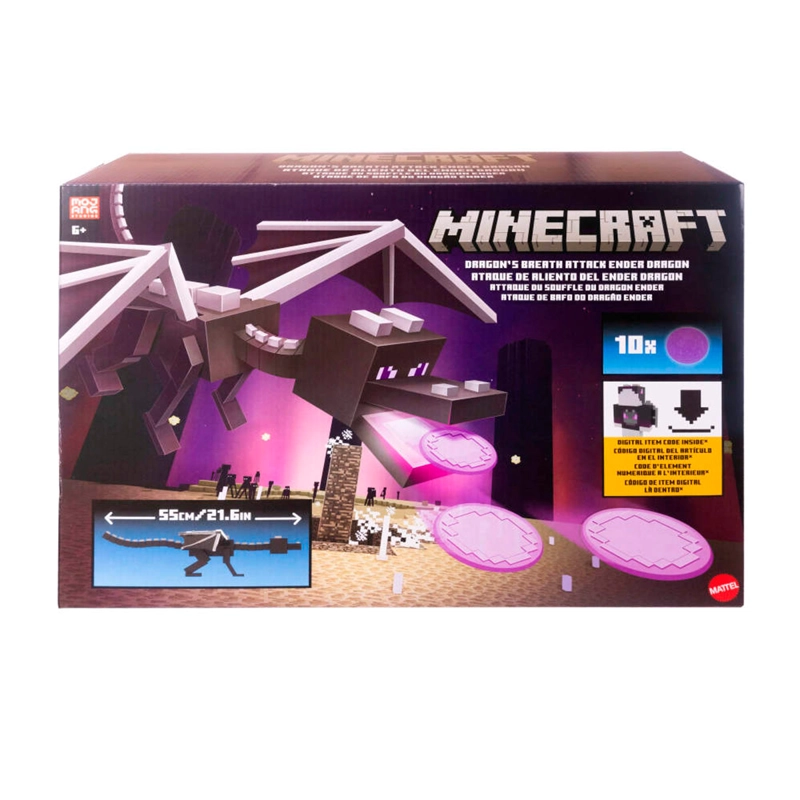 ENDERDRAGON FIGURA ACCIÓN MINECRAFT VANILLA MATTEL 6 AÑOS+ - 1