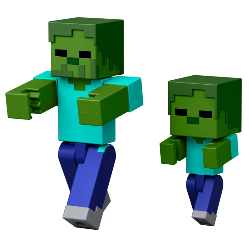 MINECRAFT FIGURA CON PIEDRA ROJA 8.25 CM DE ALTURA 6+ - 6