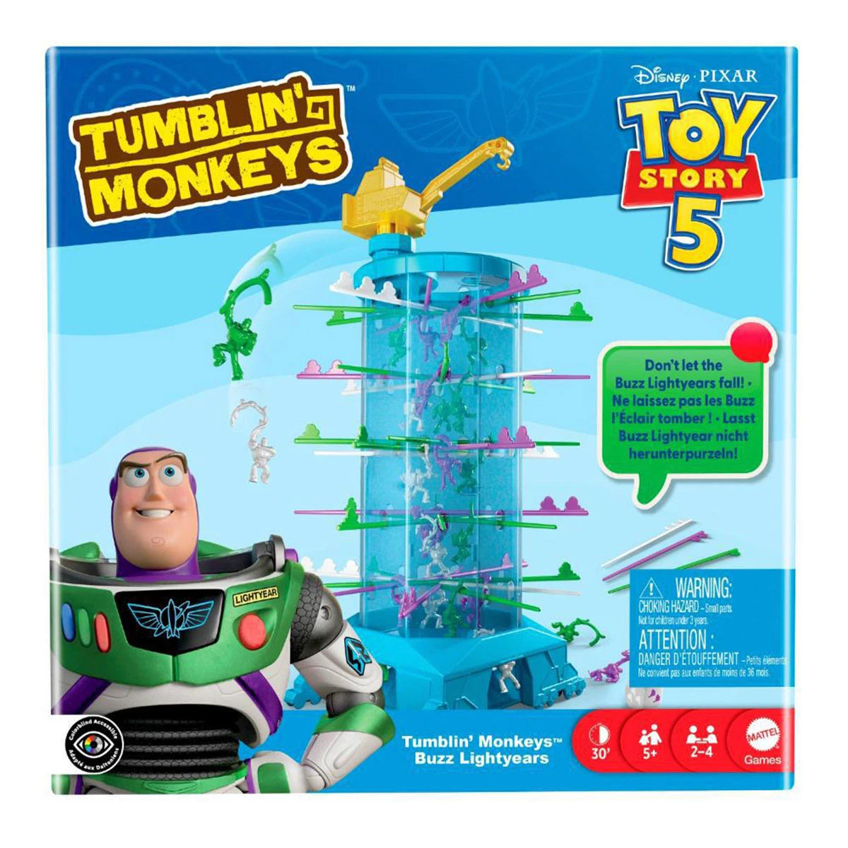 JUEGO DE MESA TOY STORY MONOS LOCOS - 7